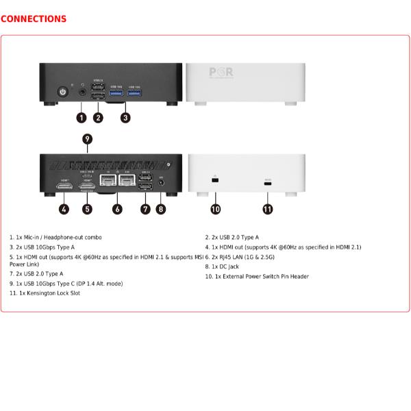 MSI HARDWARE CUBI NUC TWG-001BEU