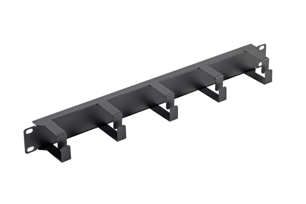 ITRACK PANNELLO GUIDACAVI 19 1U NERO CON 5 ANELLI