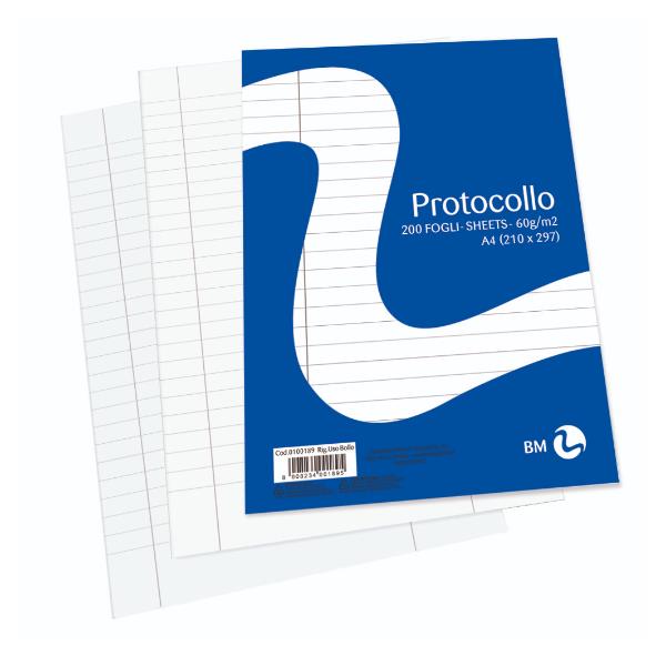 BM - BeMore RISMA CARTA PROTOCOLLO A4 - USO BOLLO