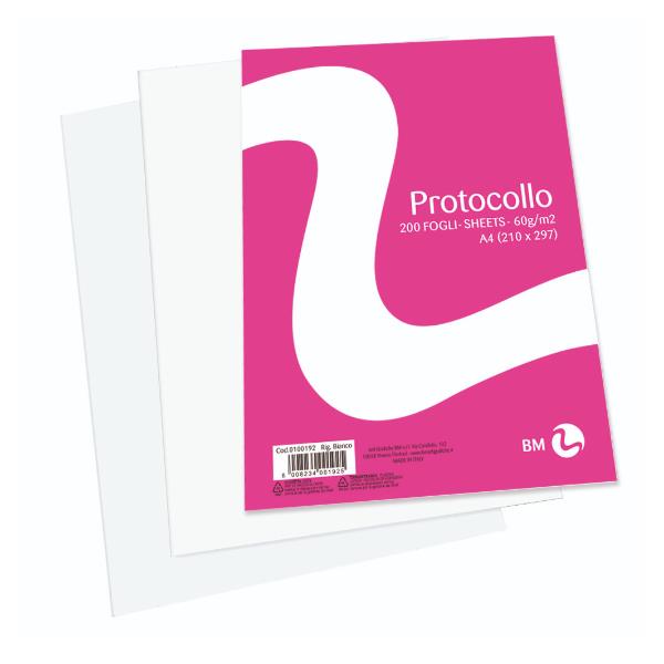 RISMA CARTA PROTOCOLLO A4 - BIANCO 3