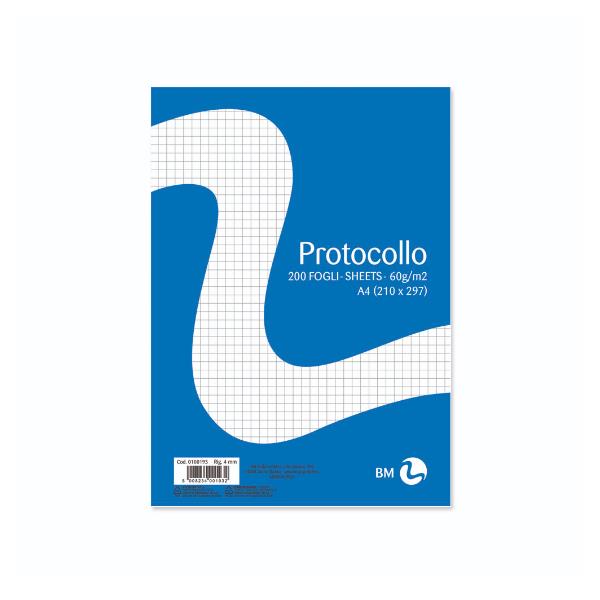 RISMA CARTA PROTOCOLLO A4 - 4MM 3