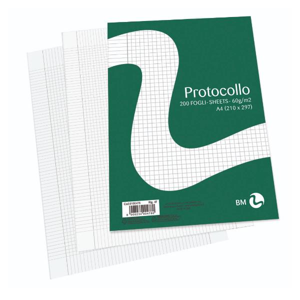 BM - BeMore RISMA CARTA PROTOCOLLO A4 - 4F