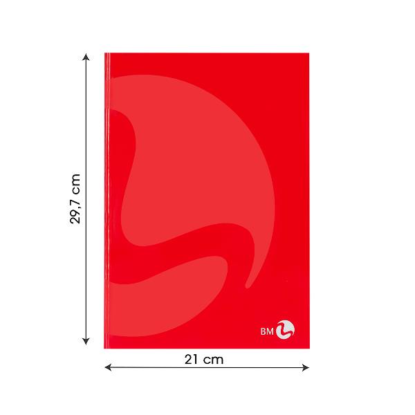 QUADERNO MAXI CARTONATO COLOR A4 80GR - A 3