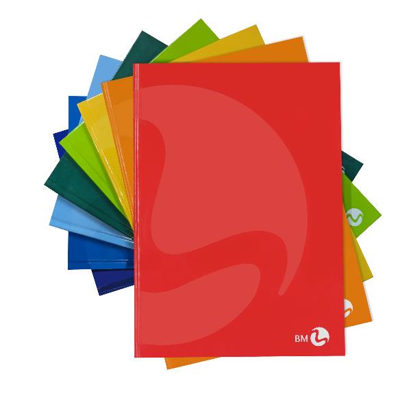 BM - BeMore QUADERNO MAXI CARTONATO COLOR A4 80GR - 4MM