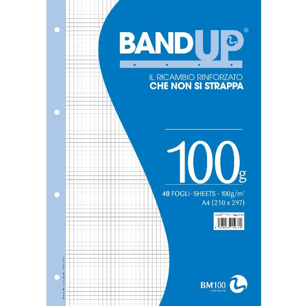 RICAMBI RINFORZATI BANDUP A4 100GR - 4MM 2
