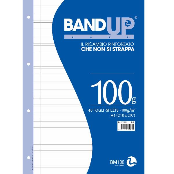 BM - BeMore RICAMBI RINFORZATI BANDUP A4 100GR - B
