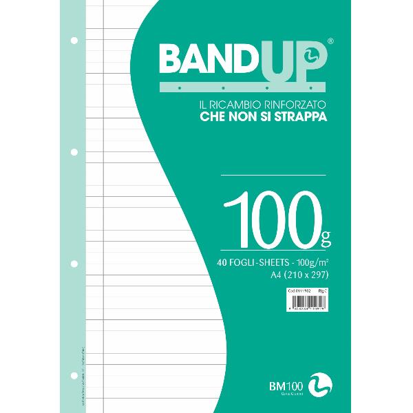 BM - BeMore RICAMBI RINFORZATI BANDUP A4 100GR - C