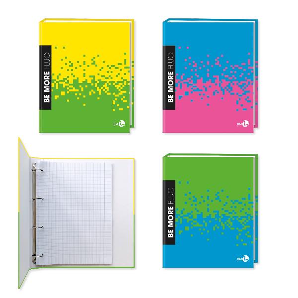 RACCOGLITORE AD ANELLI FLUO A4 D.30 MM 3