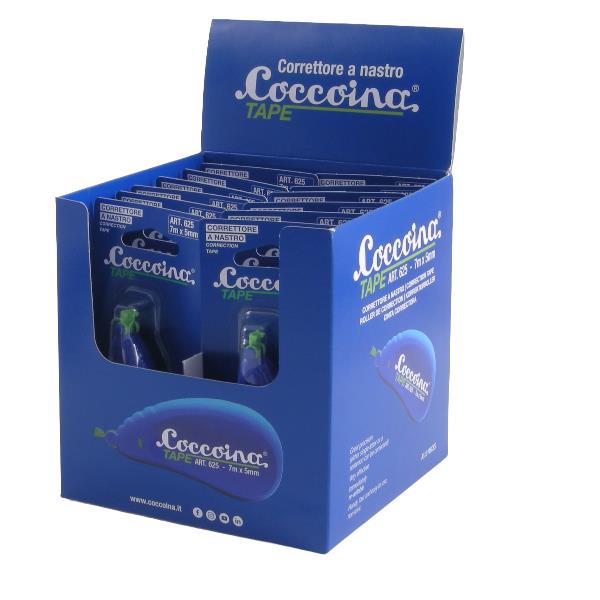 COCCOINA Correttore a nastro Coccoina 625 - 7mt x 5 mm (esp. 12 blister)