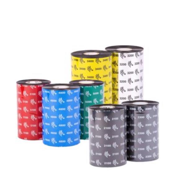 ZEBRA CONSUMABILI RIBBON 110X900 WAX 2300 ROLLS X BOX 6