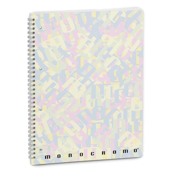 PIGNA QUADERNO SPIRALATO MONOCROMO MULTICOLOR A4 80GR - 5MM - PAGINE COLORATE