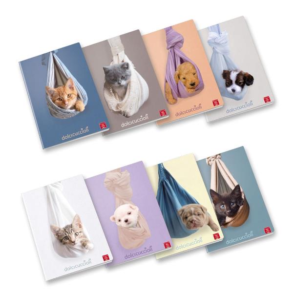 MAXI QUADERNO DOLCI CUCCIOLI A4 80GR - C 3