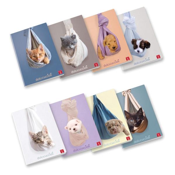 PIGNA MAXI QUADERNO DOLCI CUCCIOLI A4 80GR - 10MM