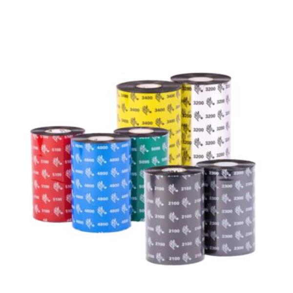 ZEBRA CONSUMABILI RIBBON 89X450 WAX/RESIN 3400