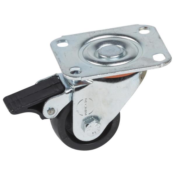 SET 4 RUOTE PIVOTTANTI, DI CUI 2 CON FRENO, PORTATA 500KG 2