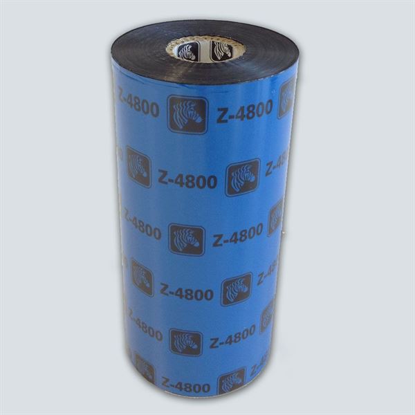 ZEBRA CONSUMABILI RIBBON RESINA 110X450MT PER STAMPANTI INDUSTRIALI