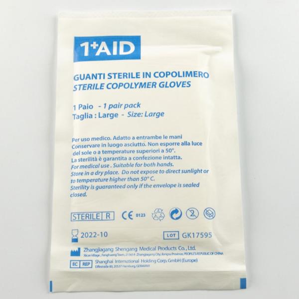 PHARMASHIELD GUANTI COPOLIM PAIO STERILI TGU