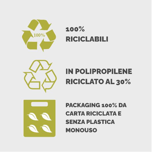Cartella progetto Holos 3 verde in plastica riciclata 4