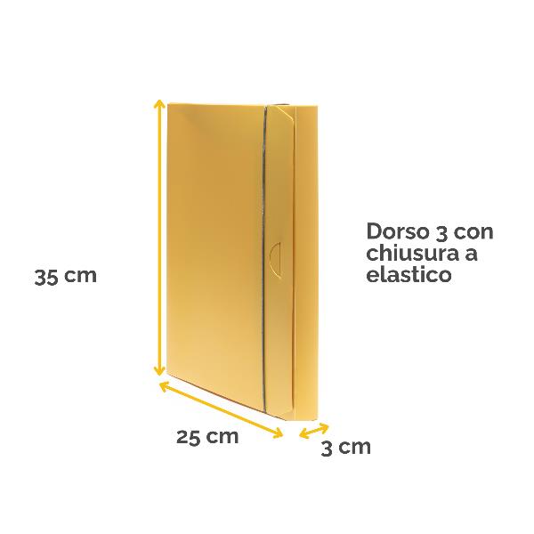 Cartella progetto Holos 3 giallo in plastica riciclata 6
