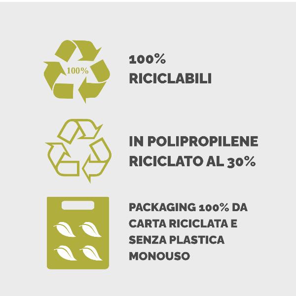 Cartella progetto Holos 3 marrone in plastica riciclata 3
