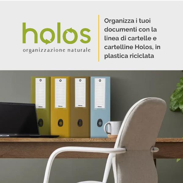 Cartella progetto Holos 3 marrone in plastica riciclata 4