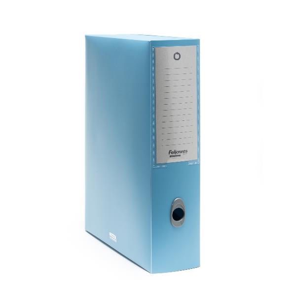 FELLOWES LEONARDI Scatola progetto Holos D8 azzurro in plastica riciclata