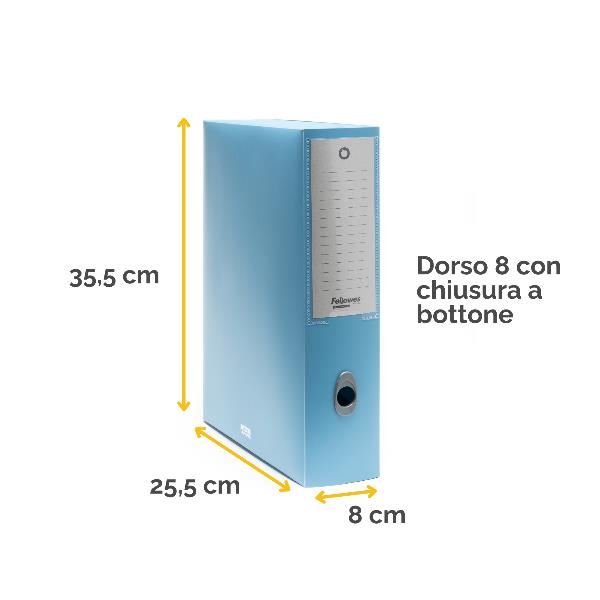 Scatola progetto Holos D8 azzurro in plastica riciclata 2