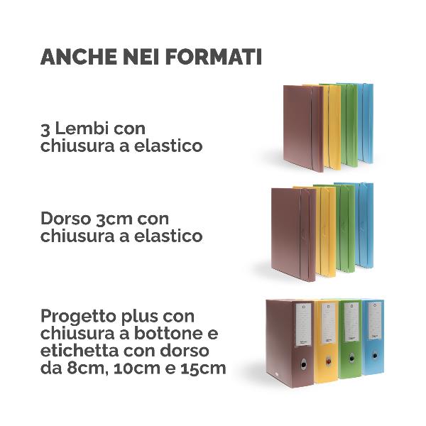 Scatola progetto Holos D8 azzurro in plastica riciclata 7