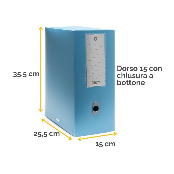Scatola progetto Holos D15 azzurro in plastica riciclata 3