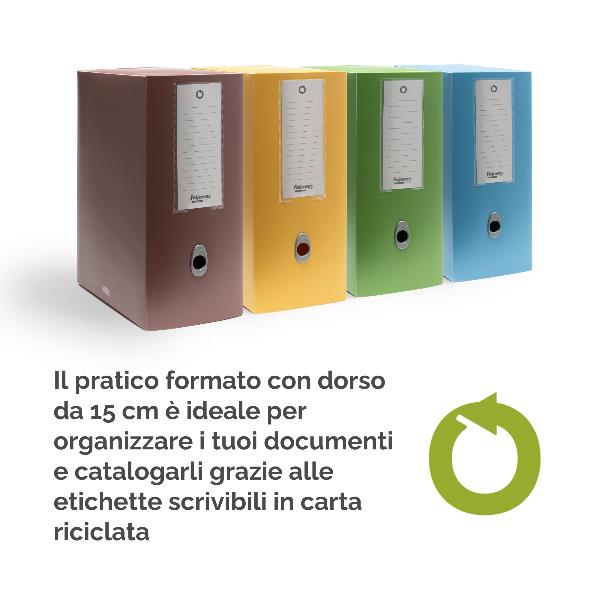 Scatola progetto Holos D15 azzurro in plastica riciclata 4
