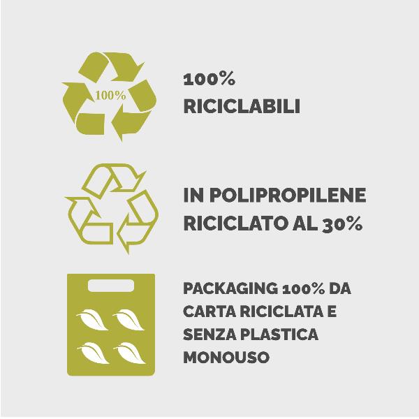 Scatola progetto Holos D15 verde in plastica riciclata 3