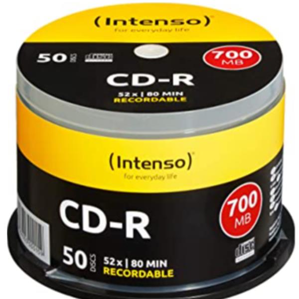 INTENSO CD-R 700 MB SPINDLE 50PZ.