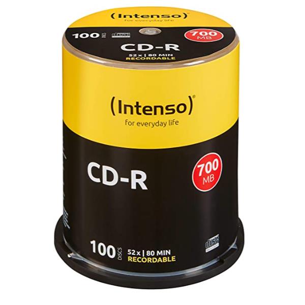 INTENSO CD-R 700 MB SPINDLE 100PZ.