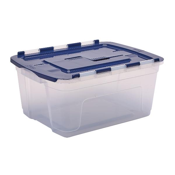FELLOWES LEONARDI Scatola in plastica con cerniera 45L