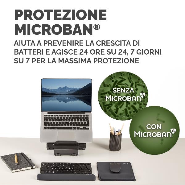 Mousepad poggiapolsi Breyta nero 4