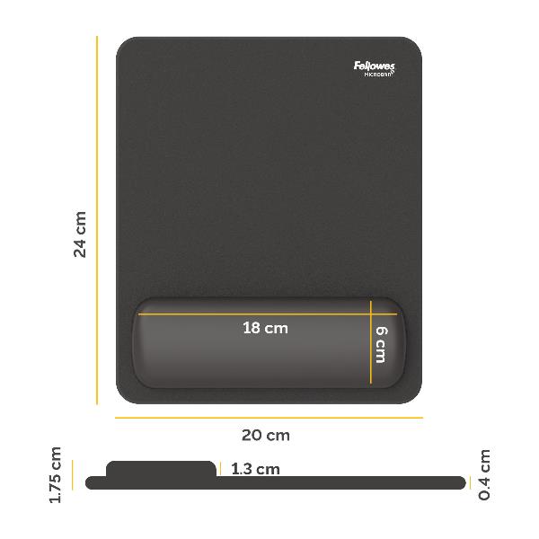 Mousepad poggiapolsi Breyta nero 6