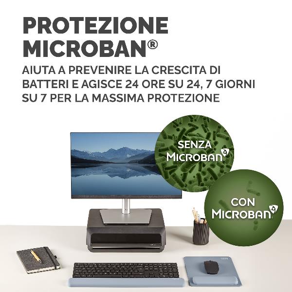Poggiapolsi tastiera Breyta azzurro 4