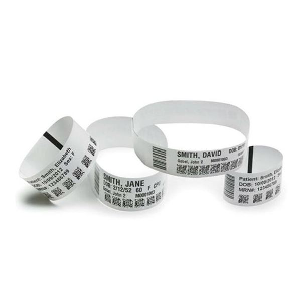 ZEBRA CONSUMABILI Z-BAND ULTRASOFT BRACCIALETTI SINTETICI PER ADULTI - PER HC100 E ZD510, 6/box