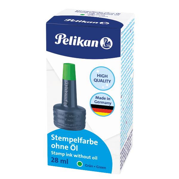 PELIKAN INCHIOSTRO PER TIMBRI S/OLIO VERDE - 28 ML