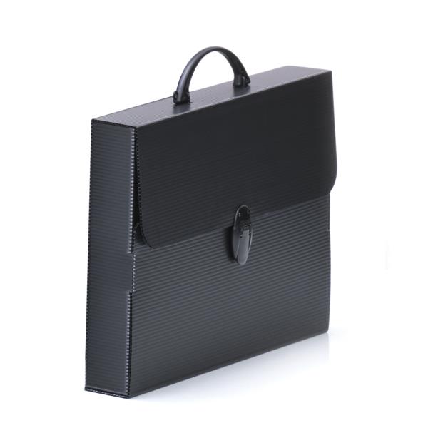 FAVORIT Valigetta EVERY LINE TOTAL BLACK 37,5x27x5 cm - 1 chiusura