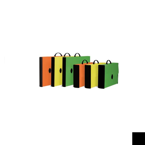 FAVORIT Valigetta HARDOX FLUO 60x37x5 cm - 2 chiusure