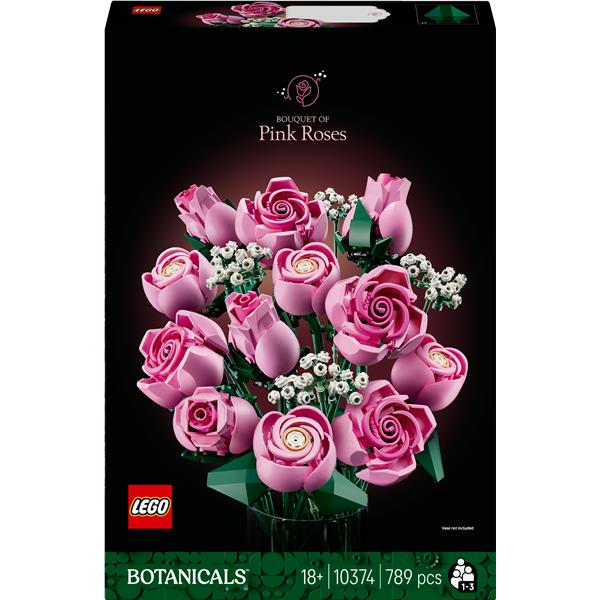 LEGO BOUQUET DI ROSE ROSA