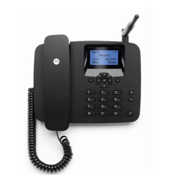 MOTOROLA CORDLESS TELEFONO FISSO W410 (GSM CON SIM 4G)