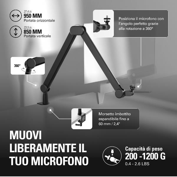 ELGATO WAVE MIC ARM HIGH RISE MK2 4