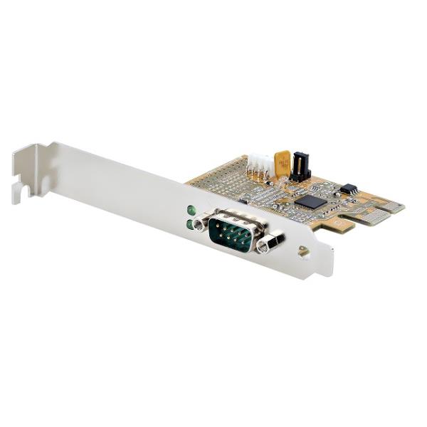 StarTech Scheda Seriale PCI Express a 1 porta; Scheda di interfaccia seriale da PCIe a RS232 (DB9)