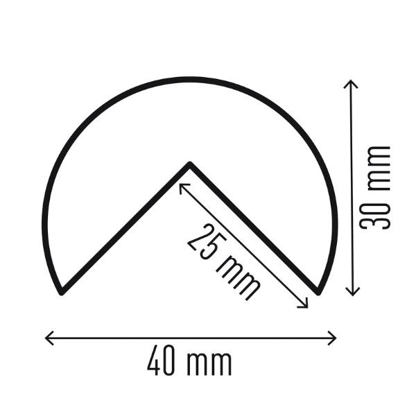 PROFILO PARACOLPI ANGOLARE C25R MAGNETICO 2