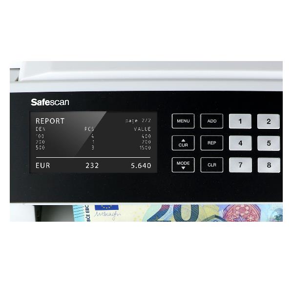 SAFESCAN 2465-S - VERIFICA E CONTABANCONOTE CON VALORE 6