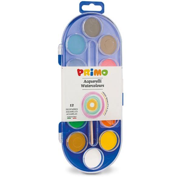 Primo ACQUERELLI IN PASTIGLIA - 12 COLORI