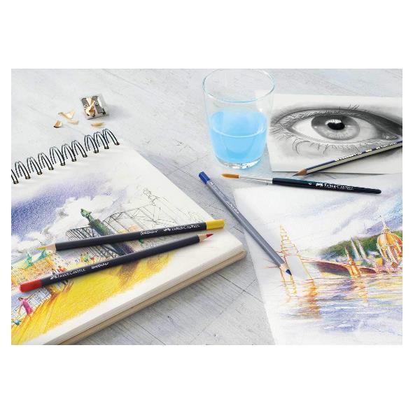 Matite colorate acquerellabili Goldfaber Aqua conf met da 24 4