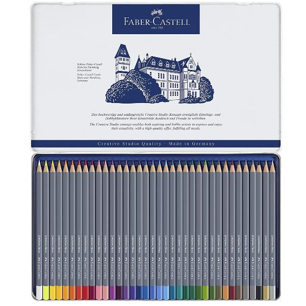 Matite colorate acquerellabili Goldfaber Aqua conf met da 36 4